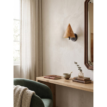 Apex Alabaster Wall Sconce