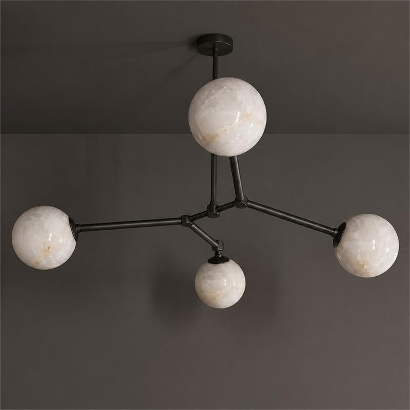 Armature Alabaster Chandelier