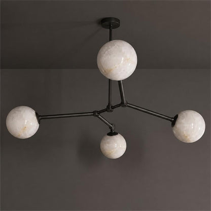 Armature Alabaster Chandelier