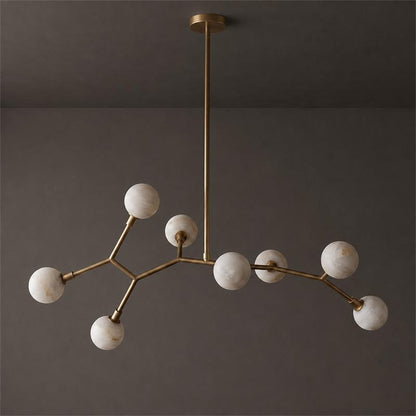 Armature Alabaster Chandelier