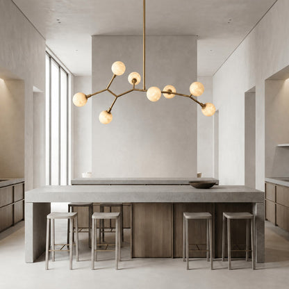 Armature Alabaster Chandelier