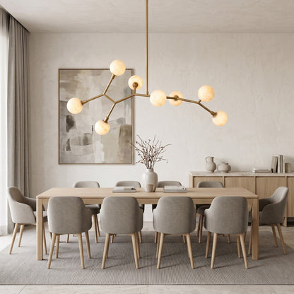 Armature Alabaster Chandelier