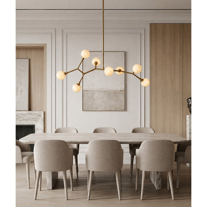 Armature Alabaster Chandelier
