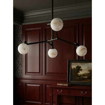 Armature Alabaster Chandelier