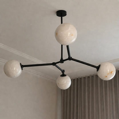 Armature Alabaster Chandelier