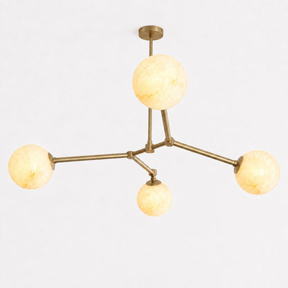 Armature Alabaster Chandelier