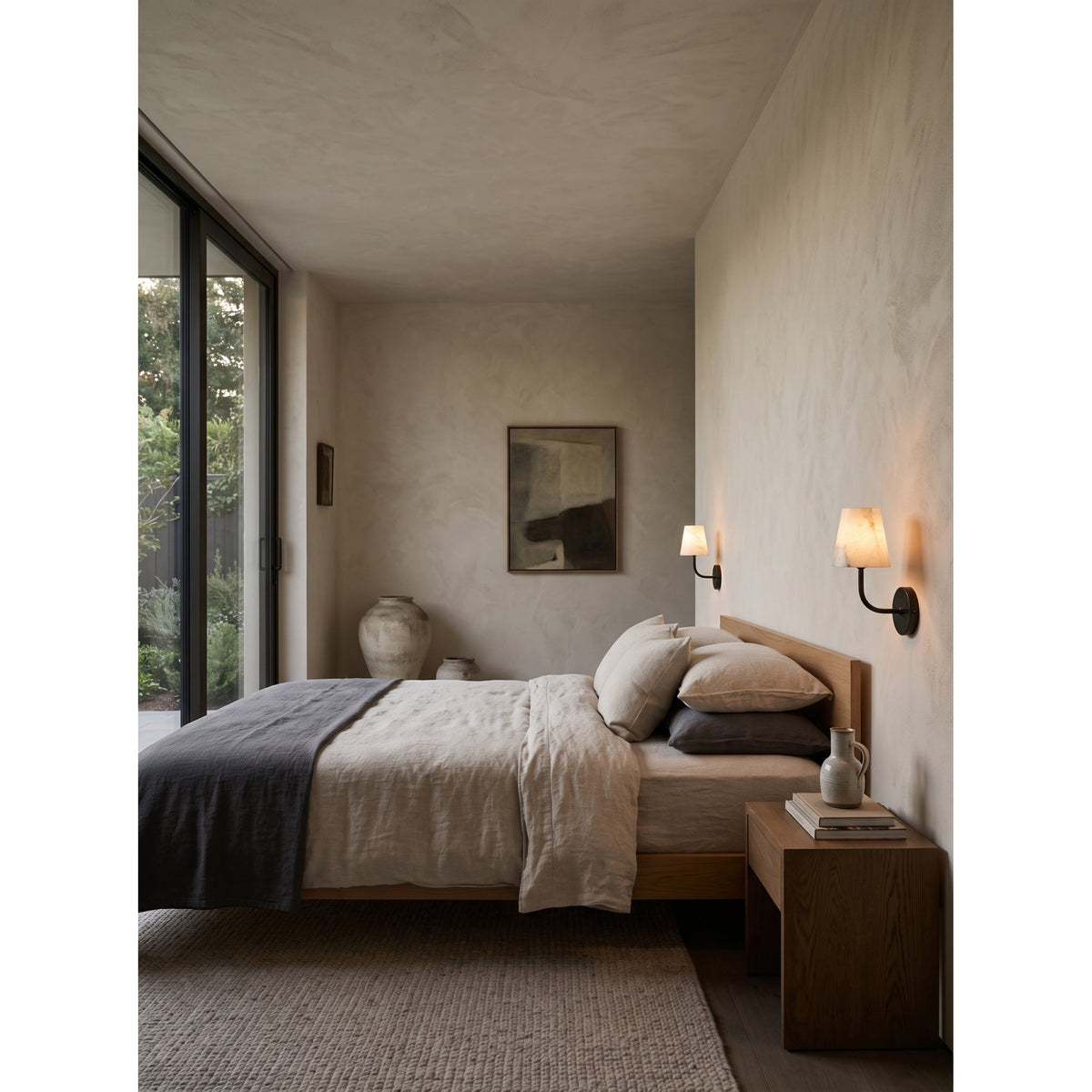 Aspen Alabaster Wall Sconce
