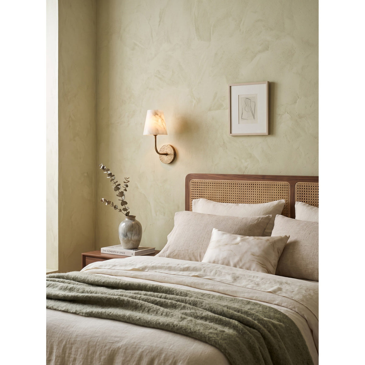 Aspen Alabaster Wall Sconce
