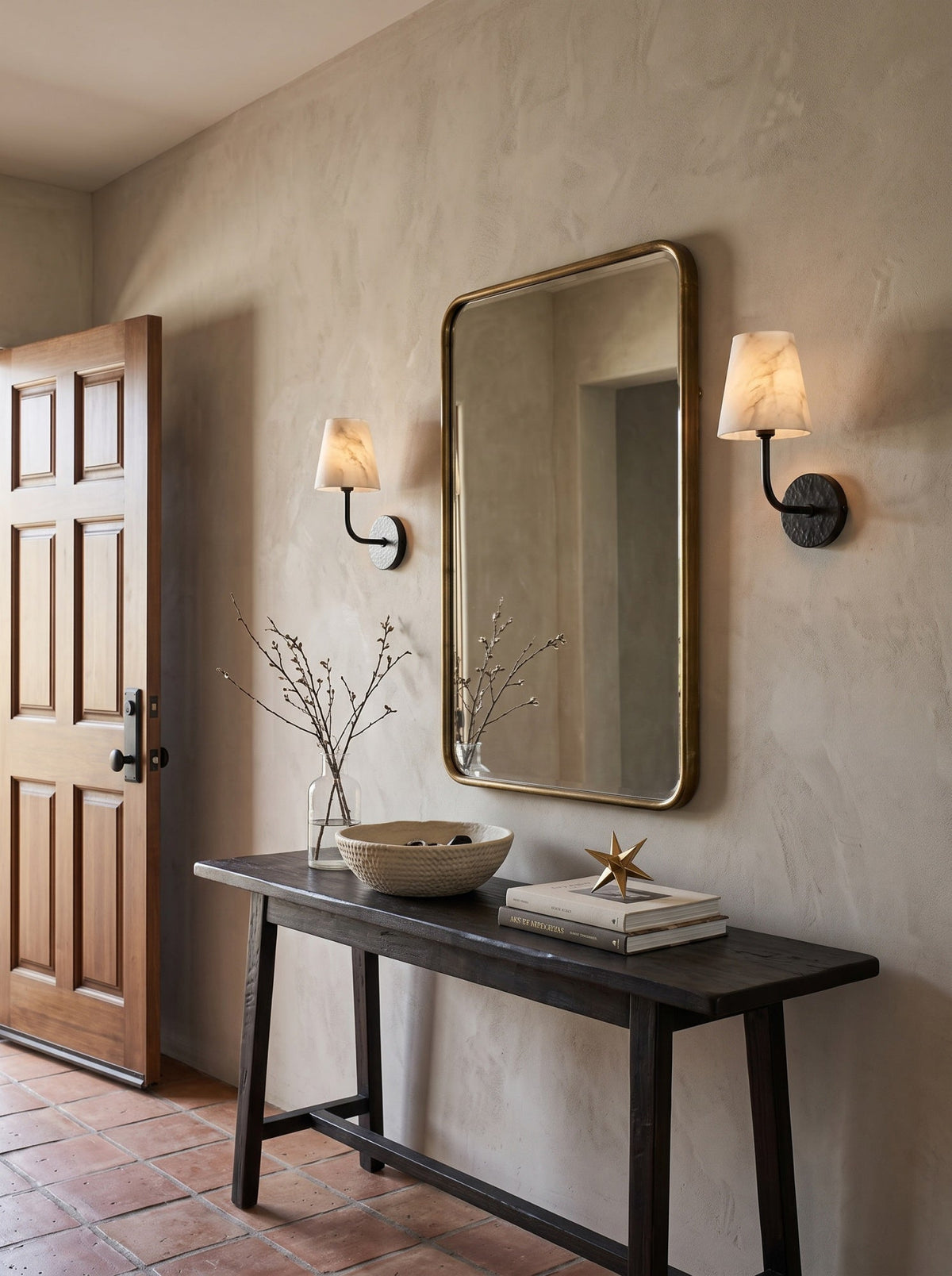 Aspen Alabaster Wall Sconce
