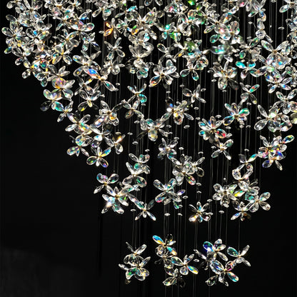 Athena Butterfly Crystal Chandelier