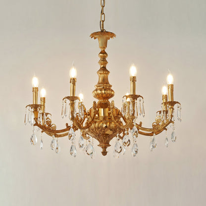 Aurelia Aged Brass Chandelier