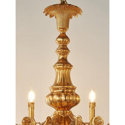 Aurelia Aged Brass Chandelier