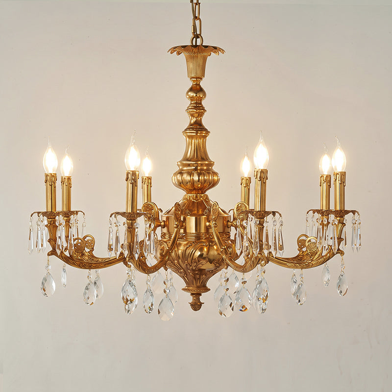 Aurelia Aged Brass Chandelier