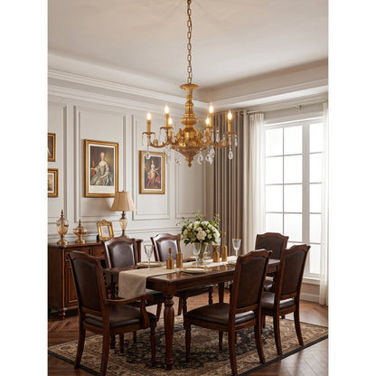 Aurelia Aged Brass Chandelier