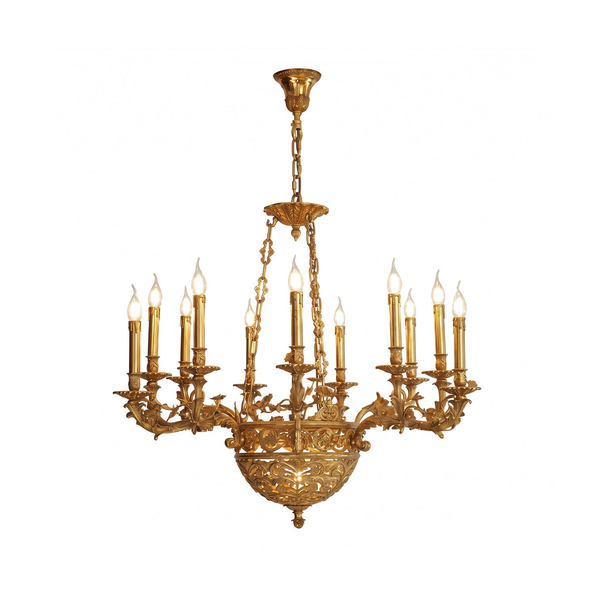 Avignon Brass Chandelier