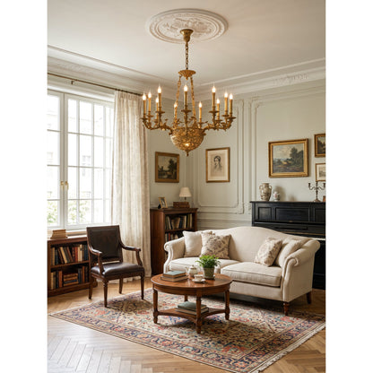 Avignon Brass Chandelier