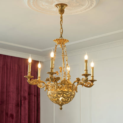 Avignon Brass Chandelier