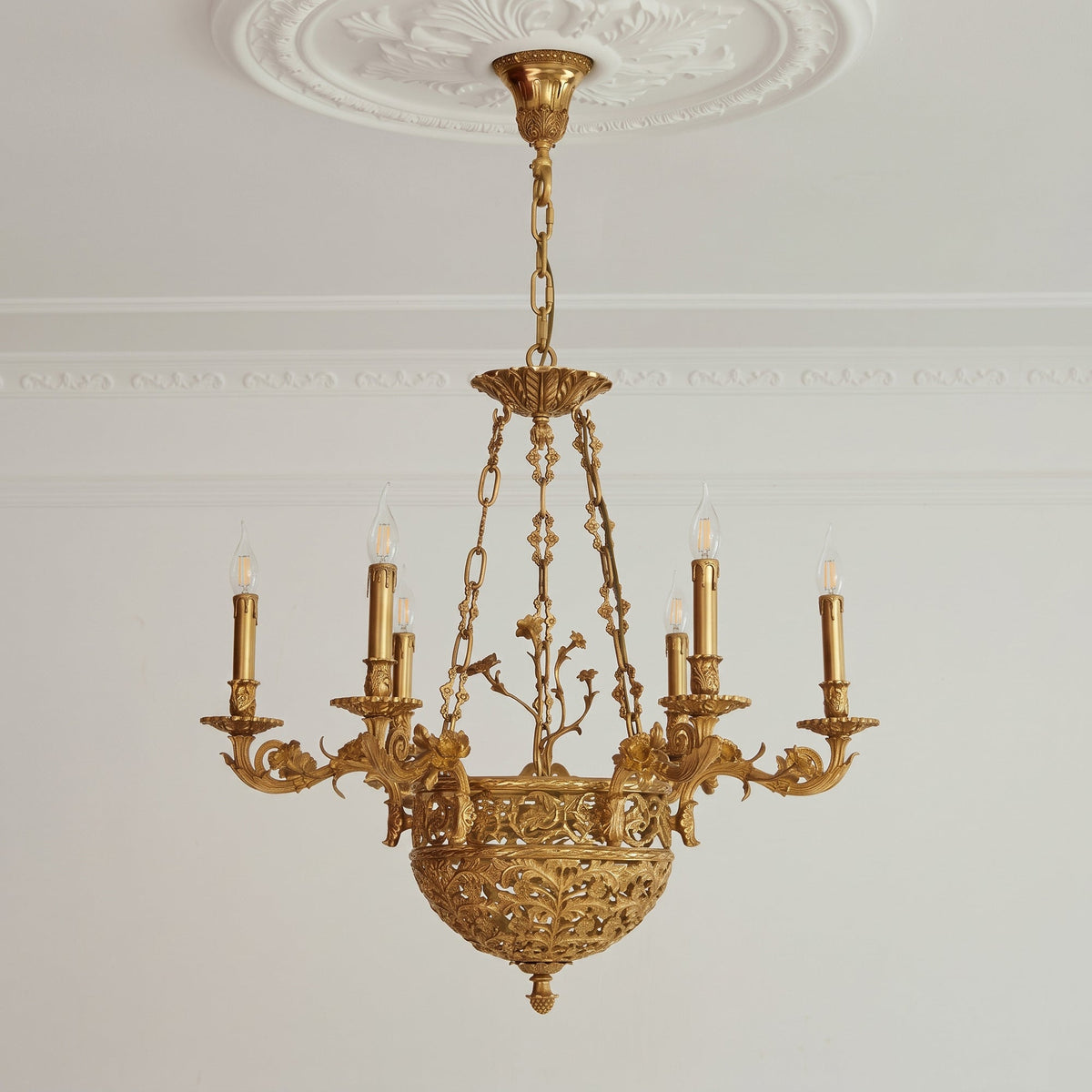 Avignon Brass Chandelier