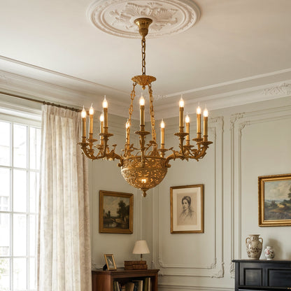 Avignon Brass Chandelier