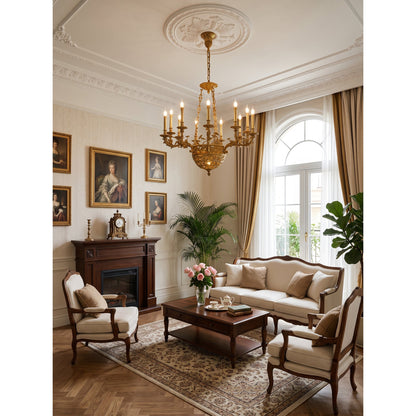 Avignon Brass Chandelier