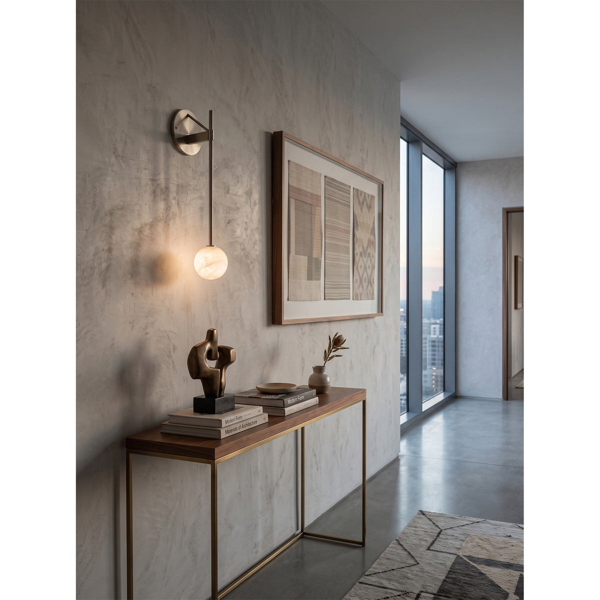 Bastion Alabaster Wall Lamp
