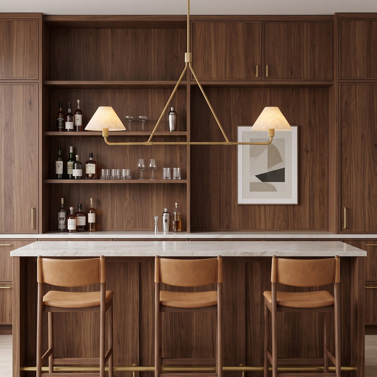 Beatrix Alabaster Chandelier
