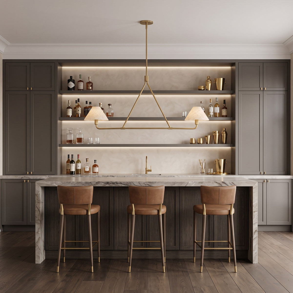 Beatrix Alabaster Chandelier