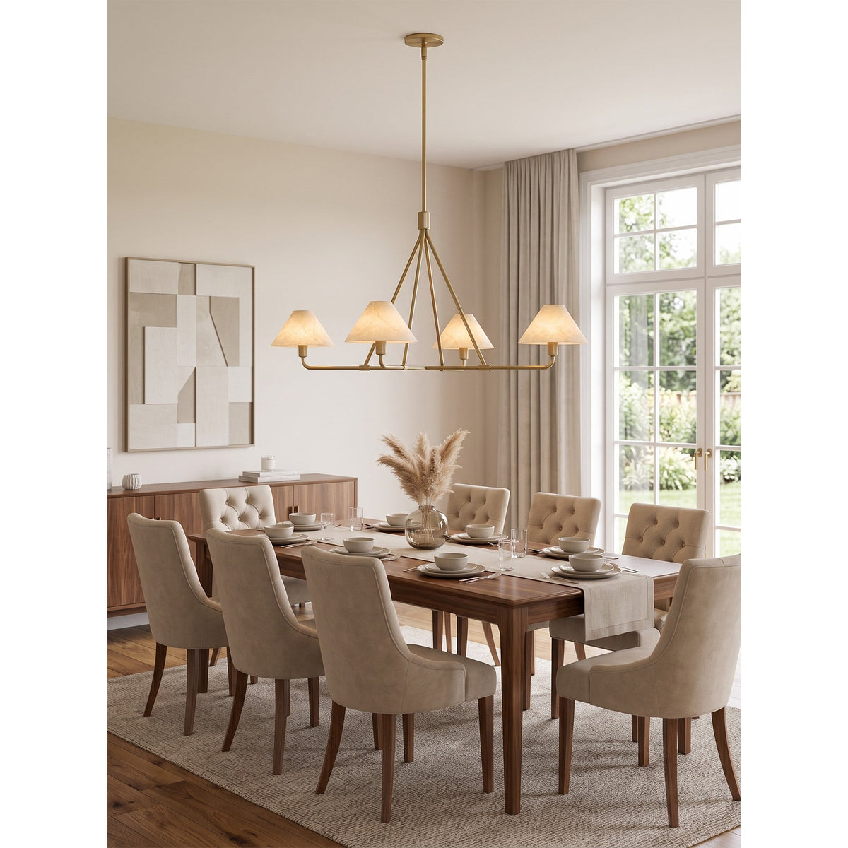 Beatrix Alabaster Chandelier