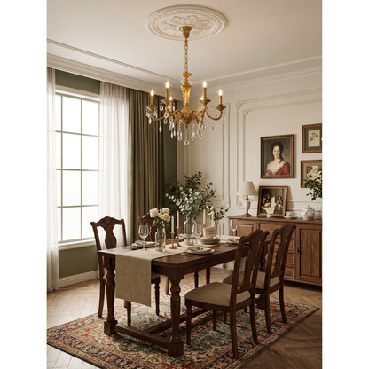 Bellamy Brass Candle Chandelier