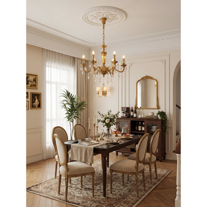 Bellamy Brass Candle Chandelier
