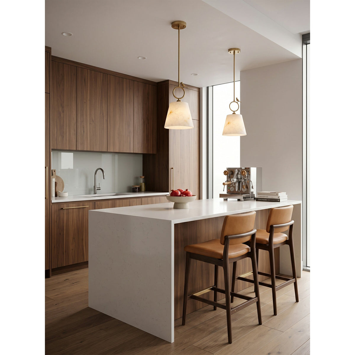 Bird Alabaster Pendant Lamp