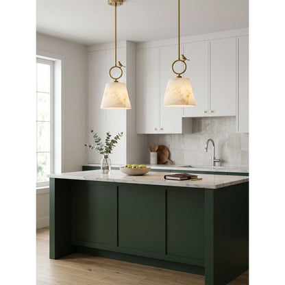 Bird Alabaster Pendant Lamp