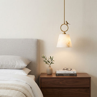 Bird Alabaster Pendant Lamp