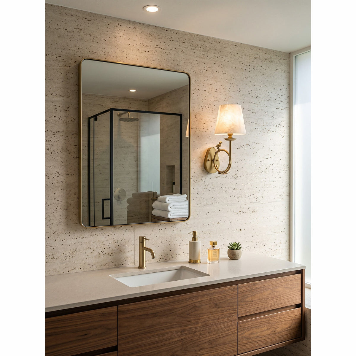 Bird Alabaster Wall Sconce