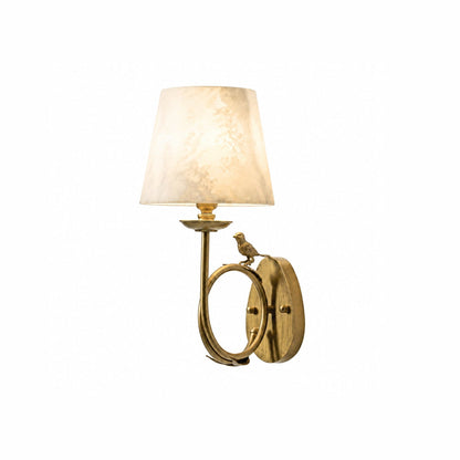 Bird Alabaster Wall Sconce