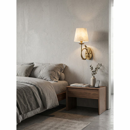 Bird Alabaster Wall Sconce