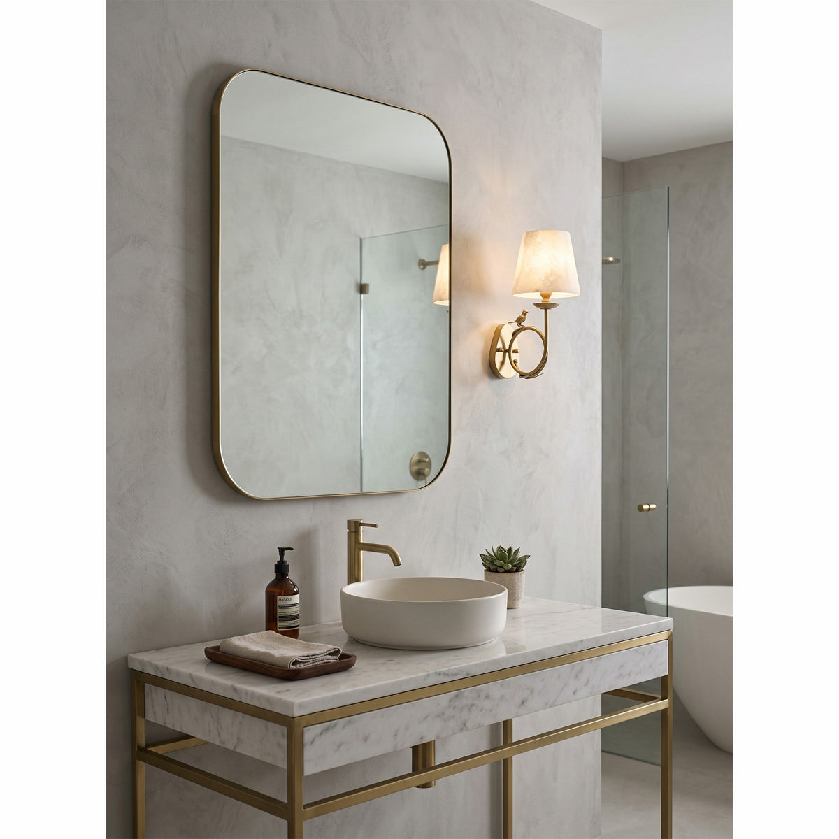 Bird Alabaster Wall Sconce