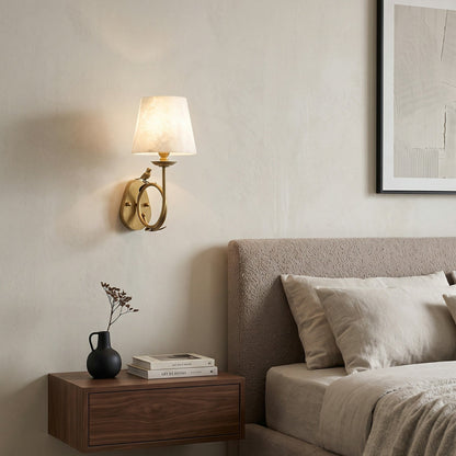Bird Alabaster Wall Sconce