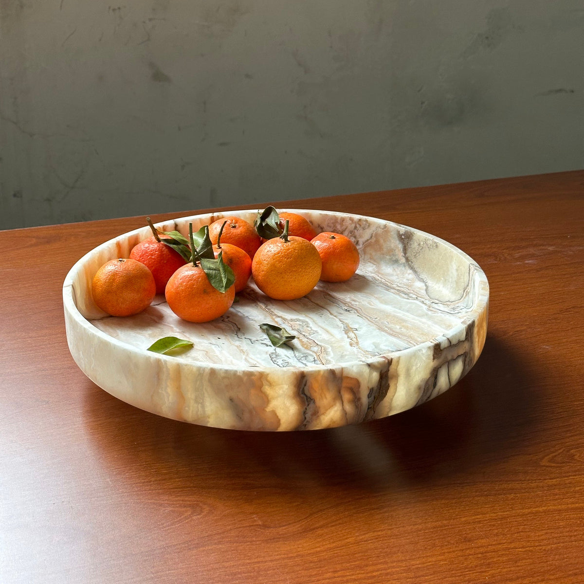 Bonita Round Stone Tray