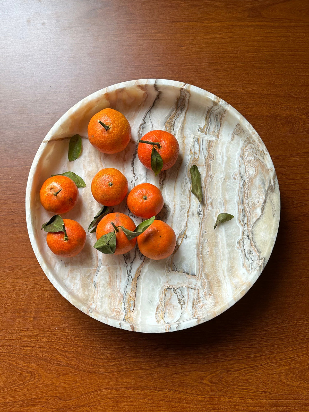 Bonita Round Stone Tray