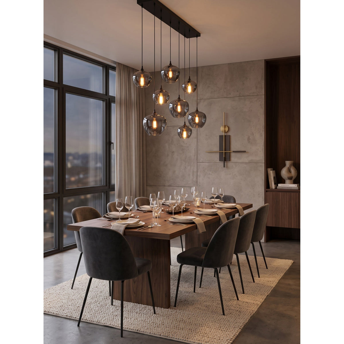 Bottle Glass Pendant Lamp