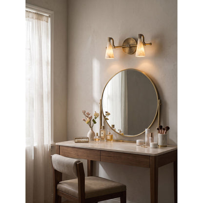 Bradley Vanity Alabaster Wall Sconce