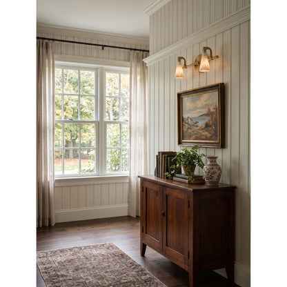 Bradley Vanity Alabaster Wall Sconce