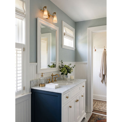 Bradley Vanity Alabaster Wall Sconce