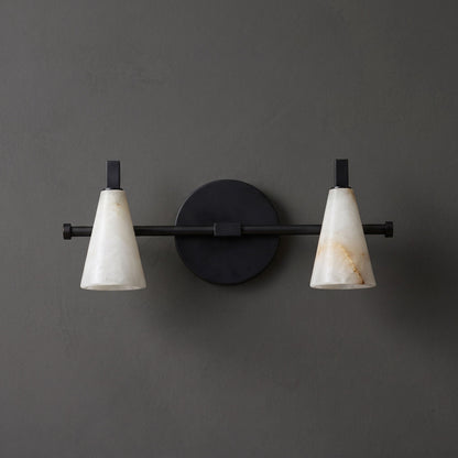 Bradley Vanity Alabaster Wall Sconce