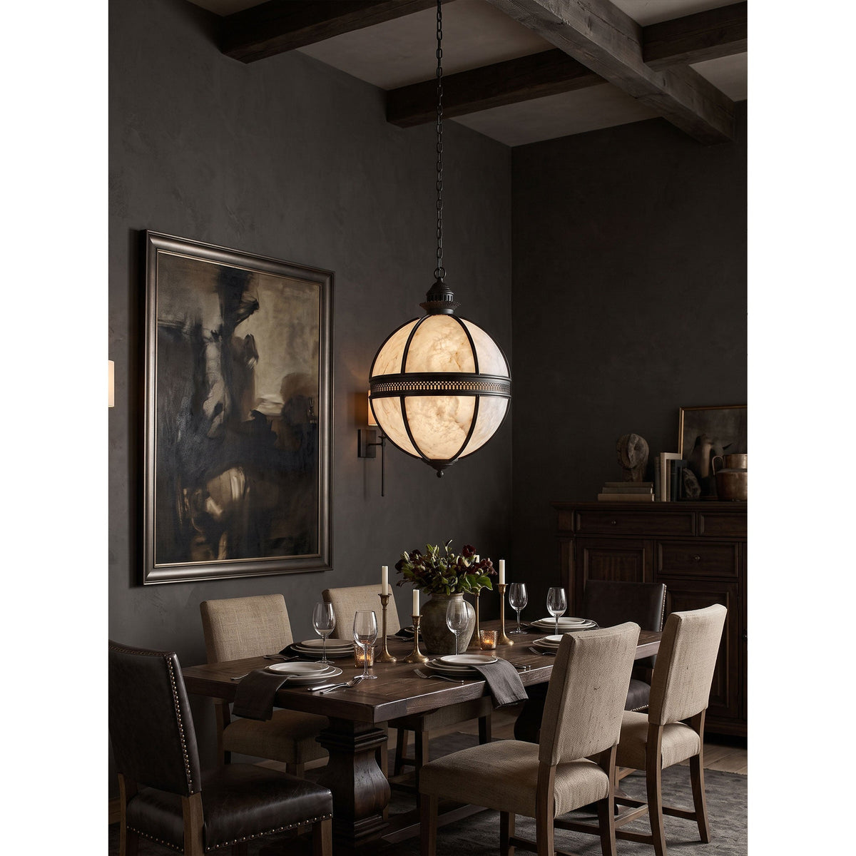 Braeden Alabaster Pendant Lamp