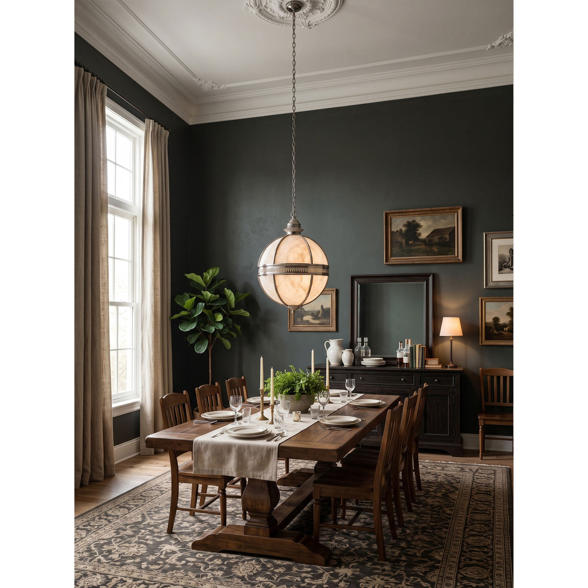 Braeden Alabaster Pendant Lamp