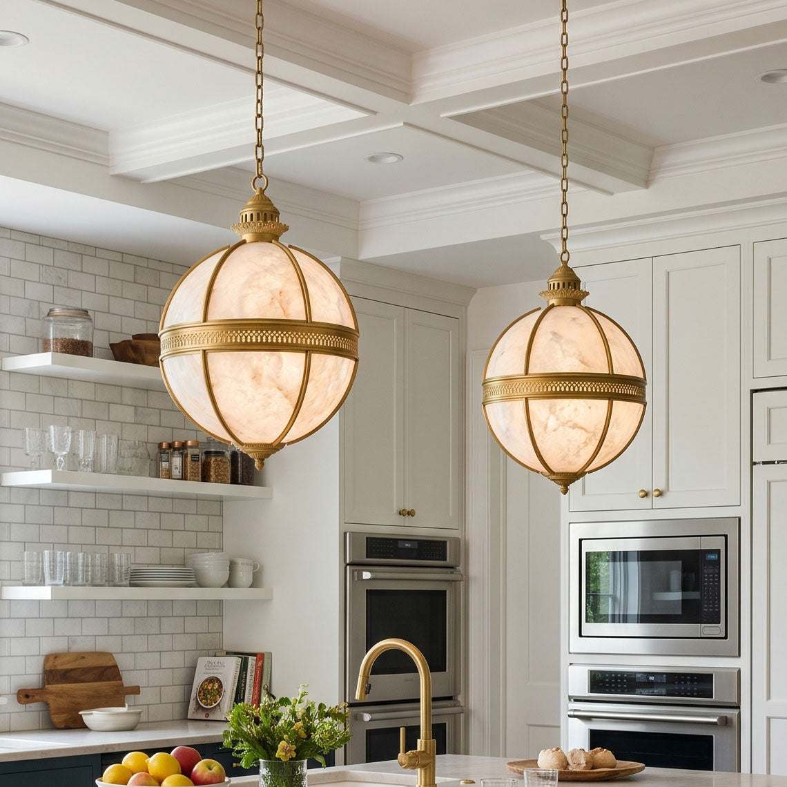 Braeden Alabaster Pendant Lamp