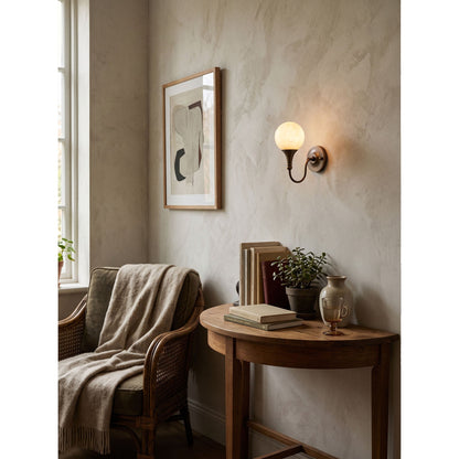 Bragan Alabaster Wall Sconce