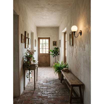 Bragan Alabaster Wall Sconce